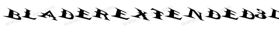 BladerExtended3D字体转换