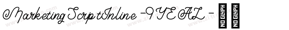 MarketingScriptInline-9YEAL字体转换