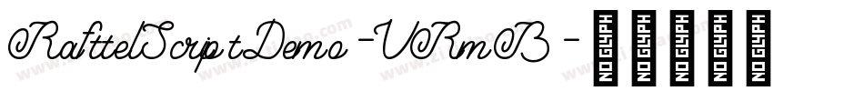 RafttelScriptDemo-VRmB字体转换
