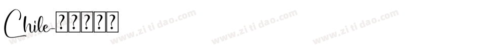 Chile字体转换