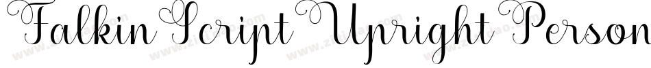FalkinScriptUprightPersonal-ZXL8字体转换 FalkinScriptUprightPersonal-ZXL8字体转换