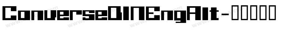ConverseDINEngAlt字体转换