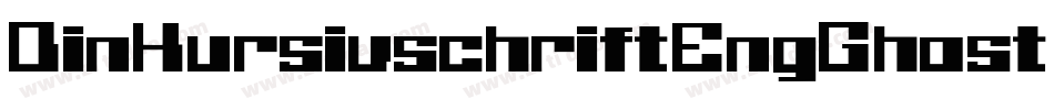 DinKursivschriftEngGhost-z1rl字体转换