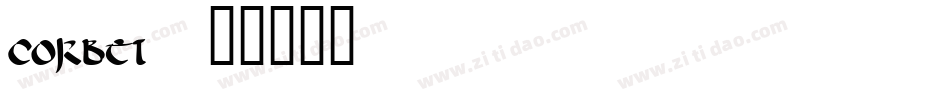 corbet字体转换