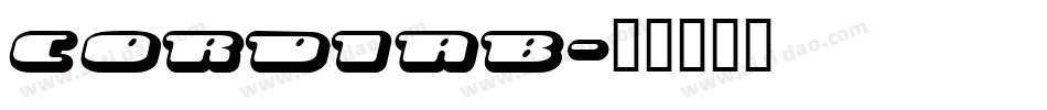 CORDIAB字体转换