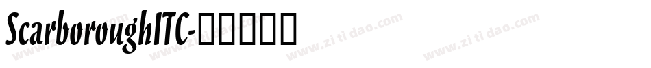 ScarboroughITC字体转换