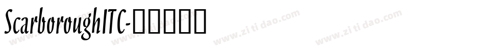 ScarboroughITC字体转换