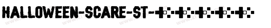 Halloween-Scare-St字体转换