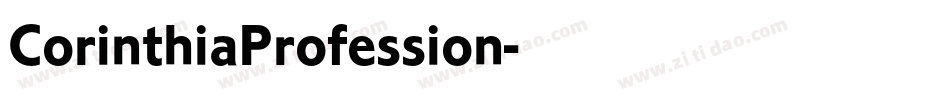 CorinthiaProfession字体转换