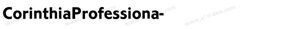 CorinthiaProfessiona字体转换