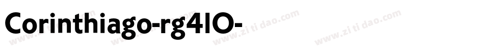 Corinthiago-rg4lO字体转换