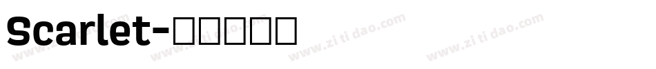 Scarlet字体转换