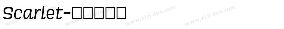Scarlet字体转换