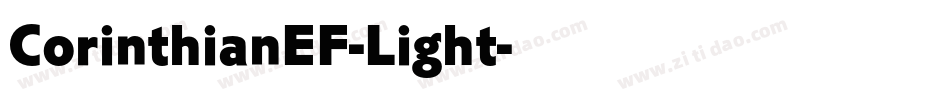CorinthianEF-Light字体转换