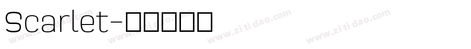 Scarlet字体转换