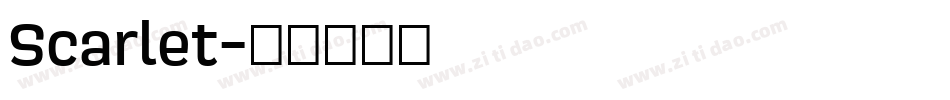 Scarlet字体转换