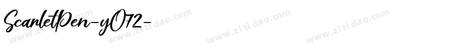 ScarletPen-yO72字体转换