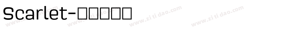 Scarlet字体转换