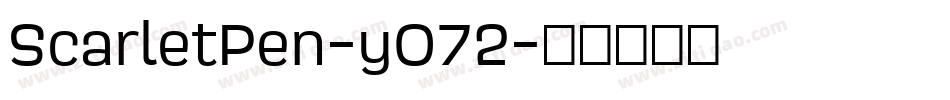 ScarletPen-yO72字体转换