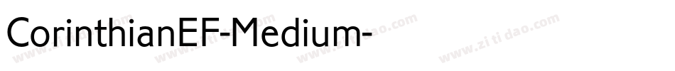 CorinthianEF-Medium字体转换