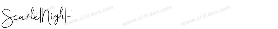 ScarletNight字体转换