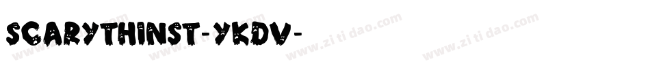 ScarythinSt-yKdV字体转换