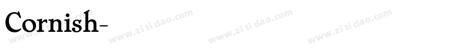 Cornish字体转换