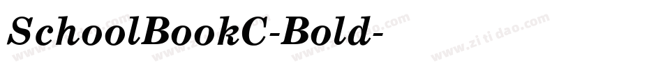 SchoolBookC-Bold字体转换