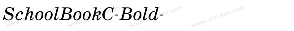 SchoolBookC-Bold字体转换