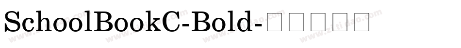 SchoolBookC-Bold字体转换