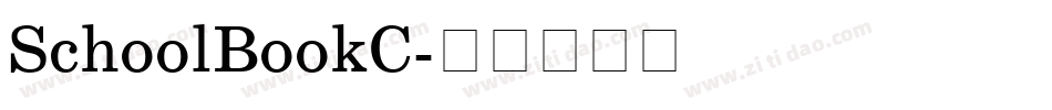 SchoolBookC字体转换