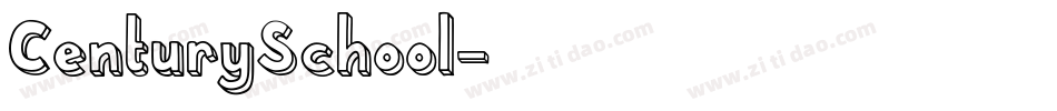 CenturySchool字体转换