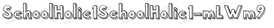 SchoolHolic1SchoolHolic1-mLWm9字体转换