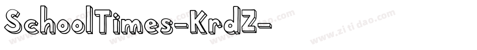 SchoolTimes-KrdZ字体转换