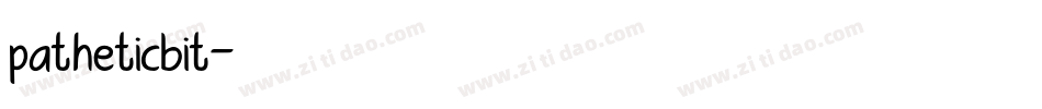 patheticbit字体转换