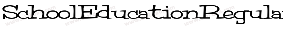 SchoolEducationRegular-Vr3w字体转换