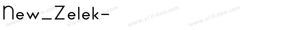New_Zelek字体转换