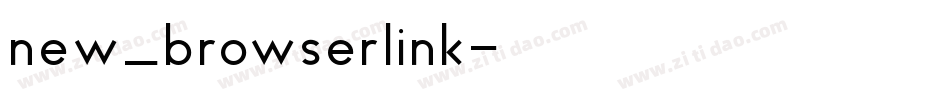 new_browserlink字体转换