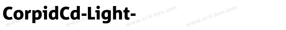 CorpidCd-Light字体转换