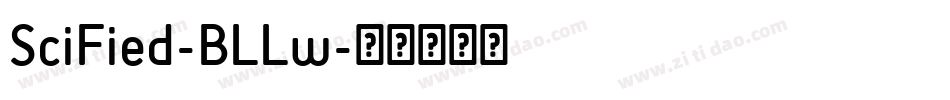 SciFied-BLLw字体转换