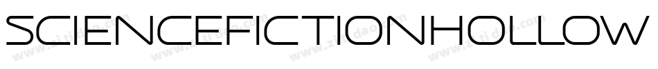 ScienceFictionHollow-511pj字体转换