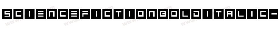 ScienceFictionBoldItalic-jEEX7字体转换