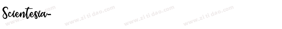 Scientesia字体转换