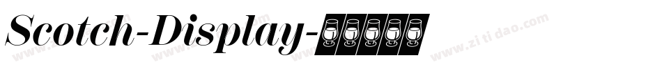 Scotch-Display字体转换