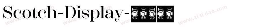 Scotch-Display字体转换