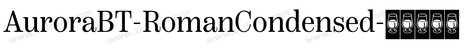 AuroraBT-RomanCondensed字体转换
