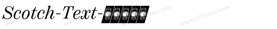 Scotch-Text字体转换