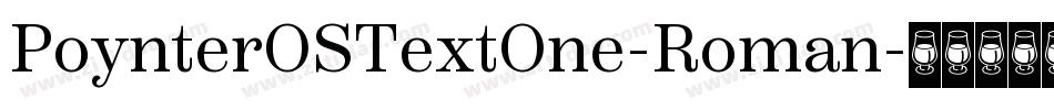 PoynterOSTextOne-Roman字体转换