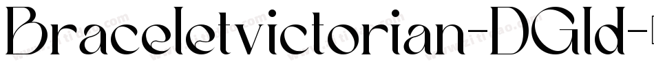 Braceletvictorian-DGld字体转换