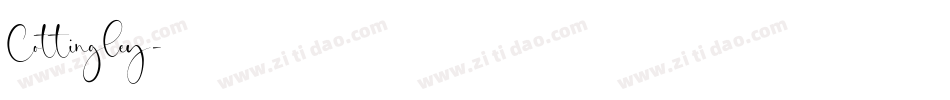 Cottingley字体转换